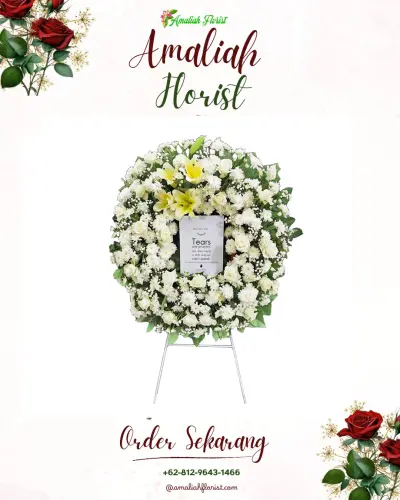 Krans Bunga Duka Cita di Jatiwarna